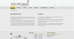 Desktop Screenshot of justoffmain.com